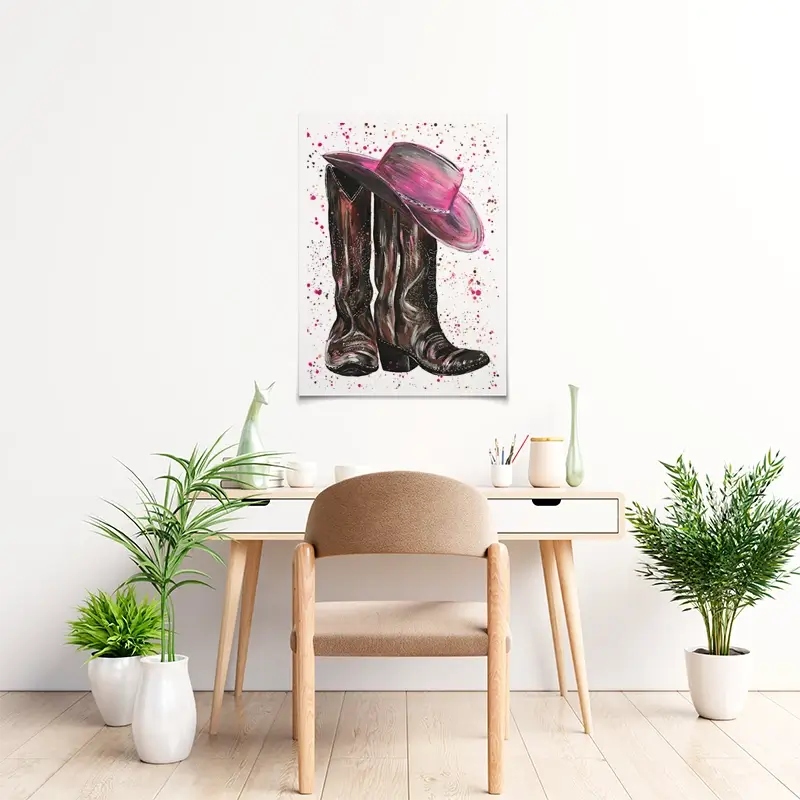 Cowgirl Art Print