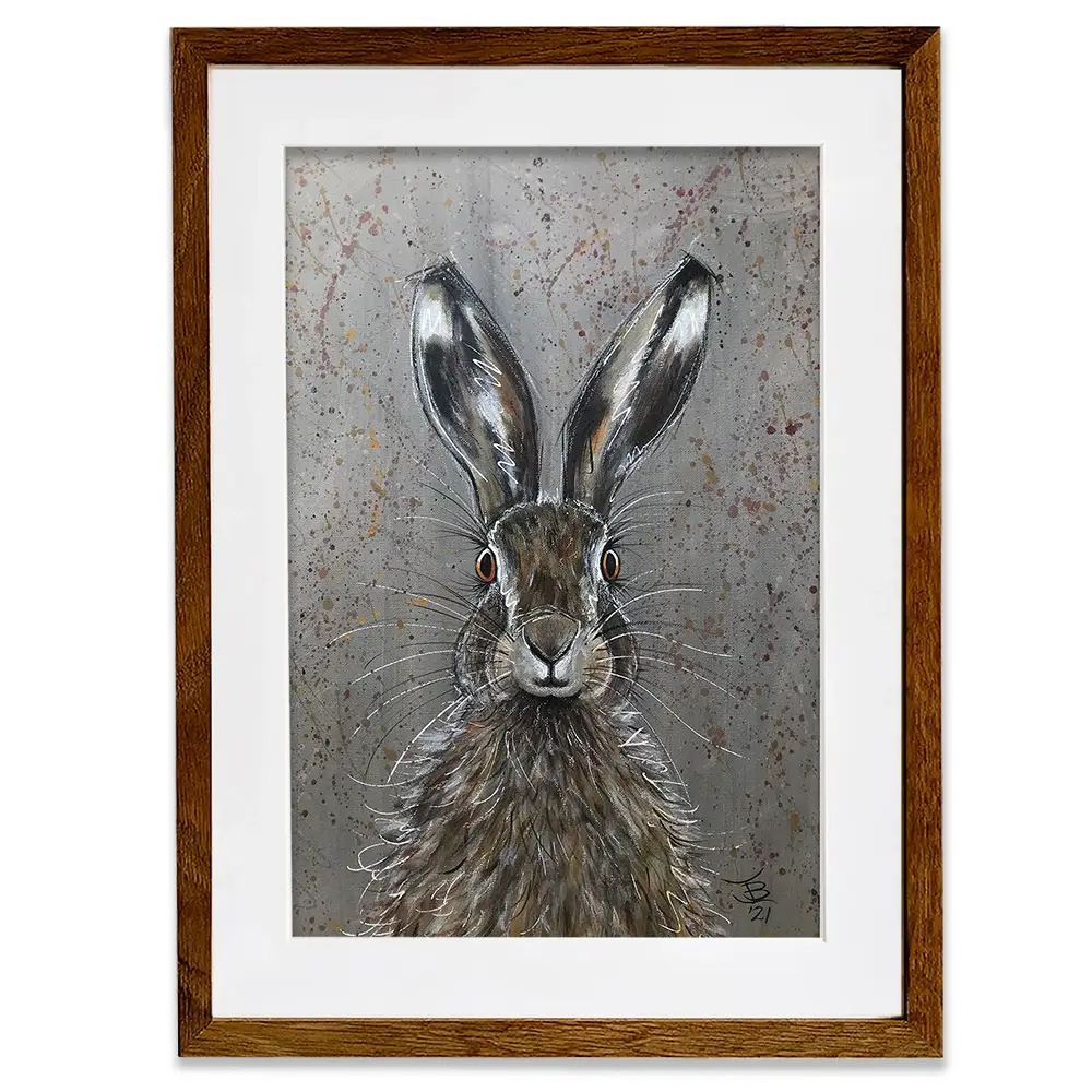 Henry The Hare Framed Art Print