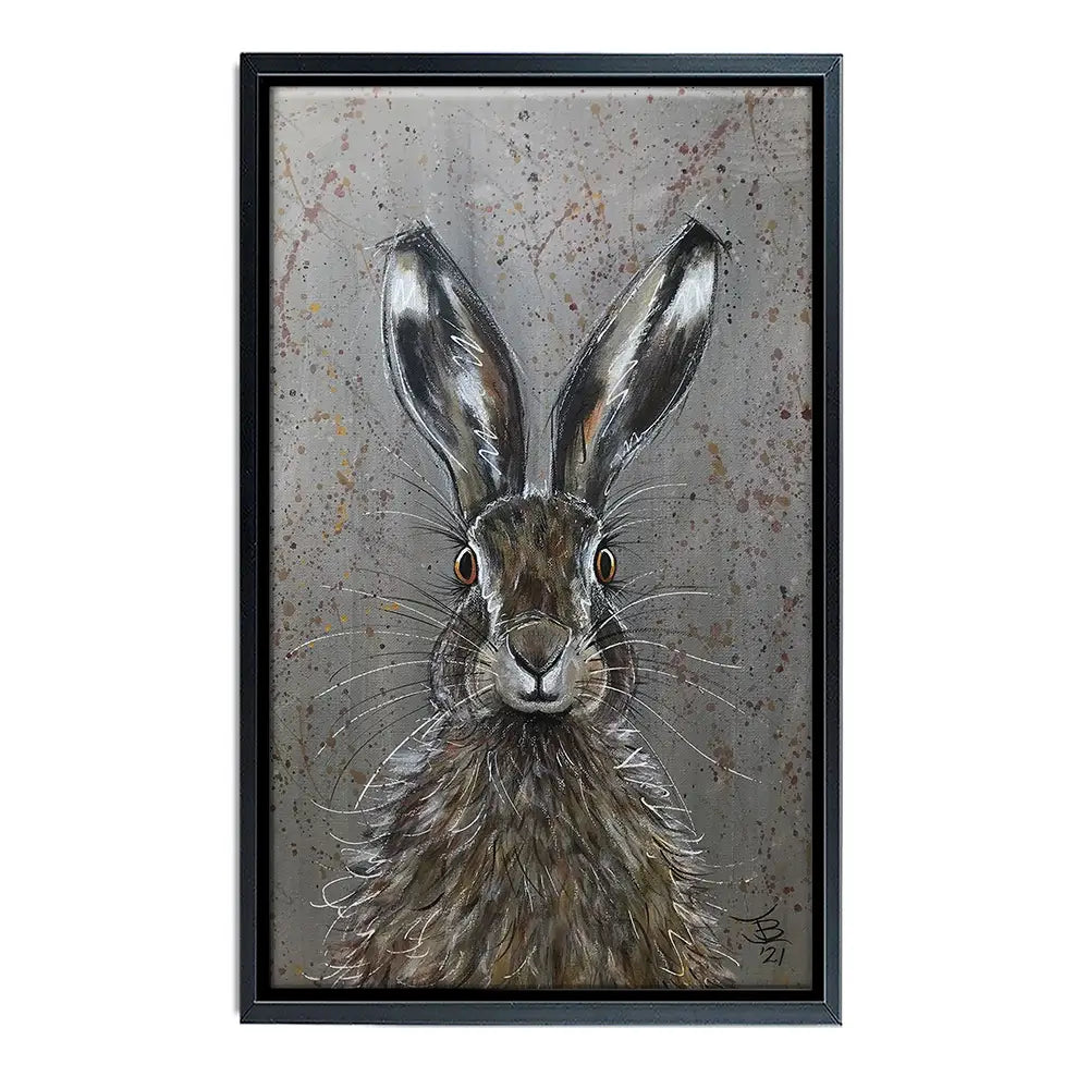 Henry The Hare Canvas Print