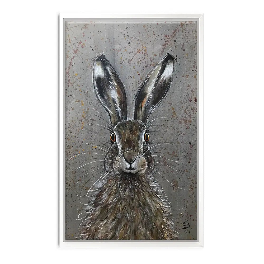 Henry The Hare Canvas Print