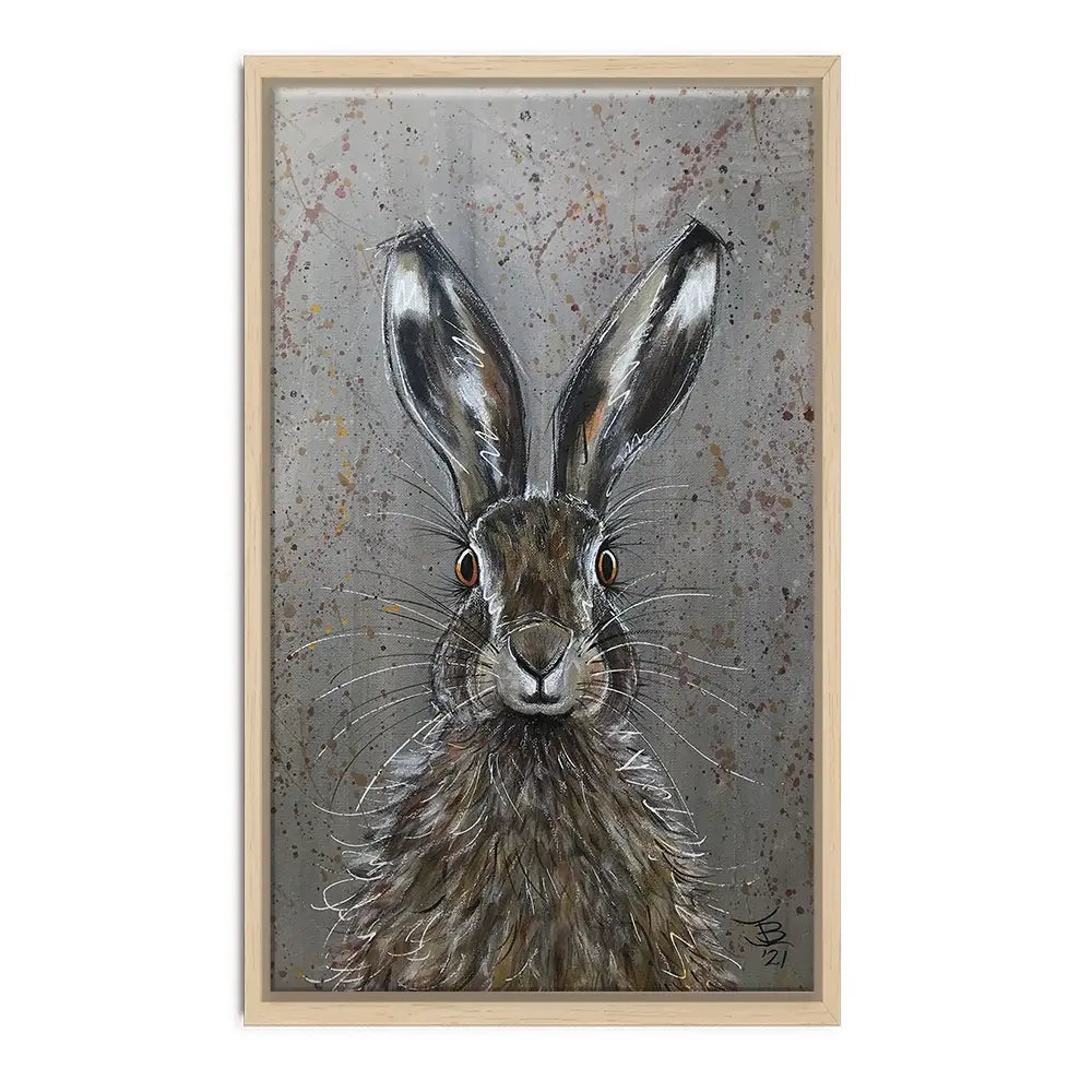 Henry The Hare Canvas Print