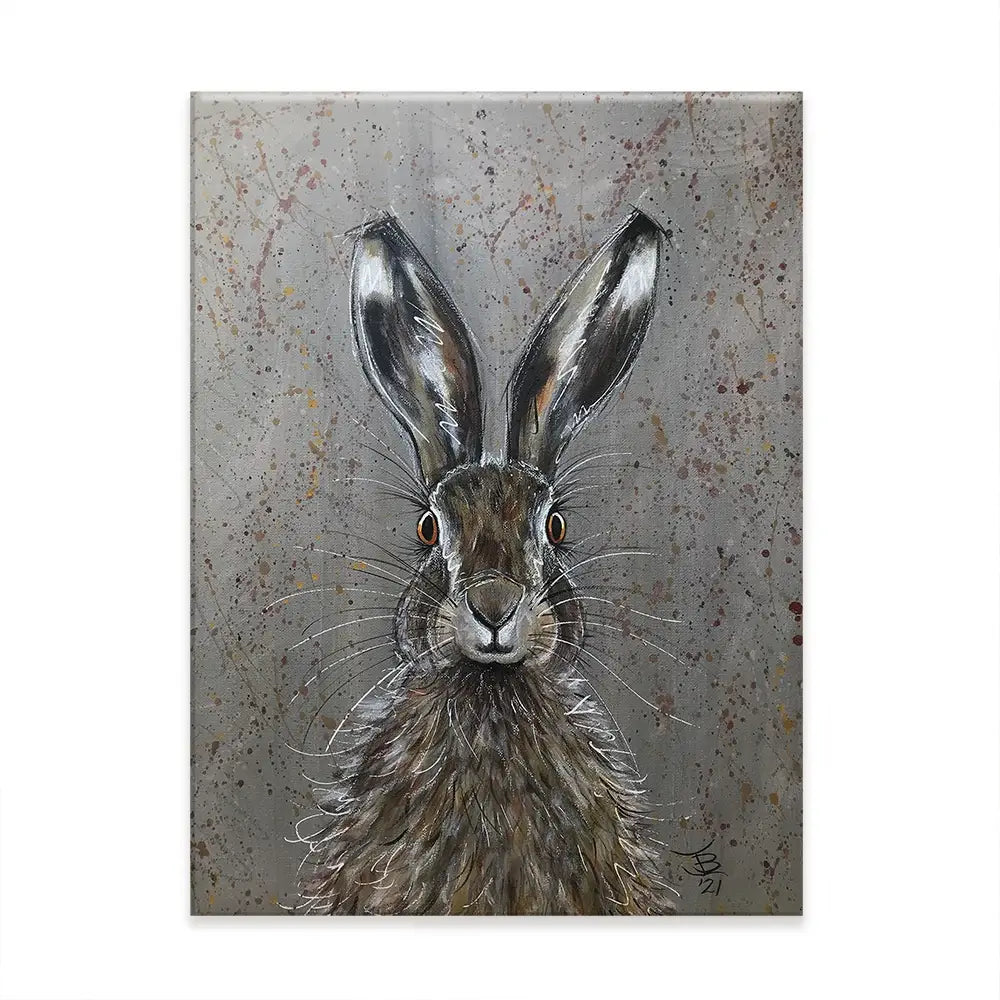 Henry The Hare Canvas Print