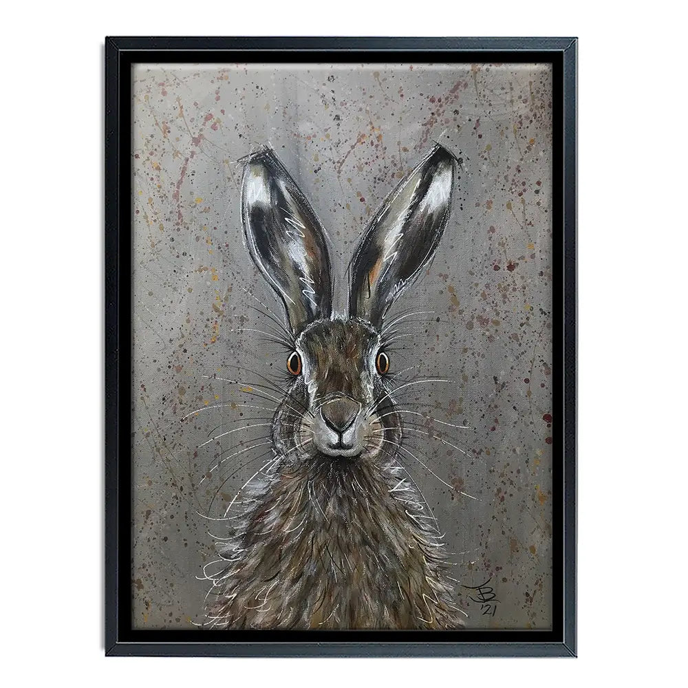 Henry The Hare Canvas Print