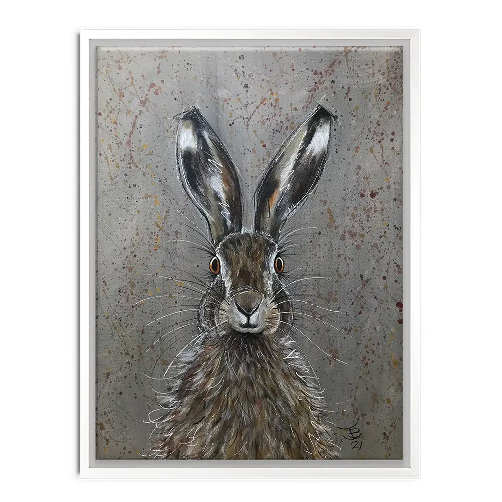 Henry The Hare Canvas Print