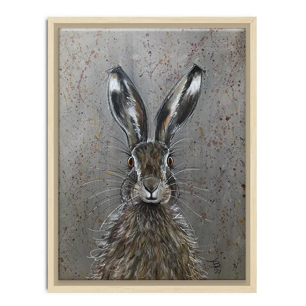 Henry The Hare Canvas Print