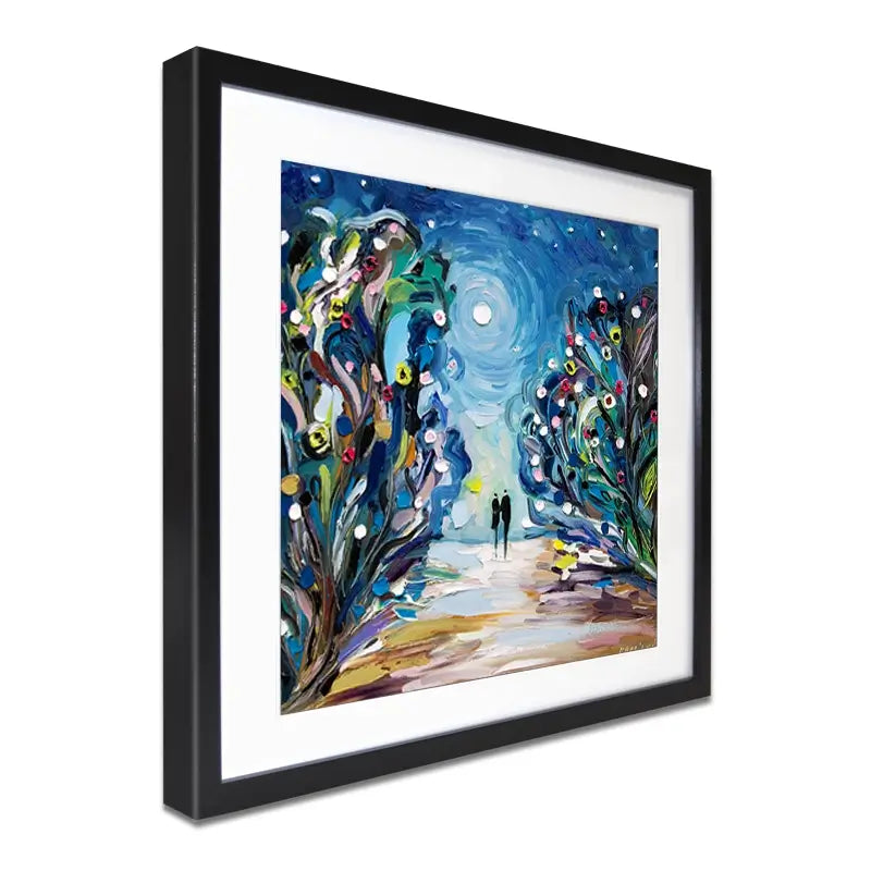 Together Under The Stars Framed Art Print