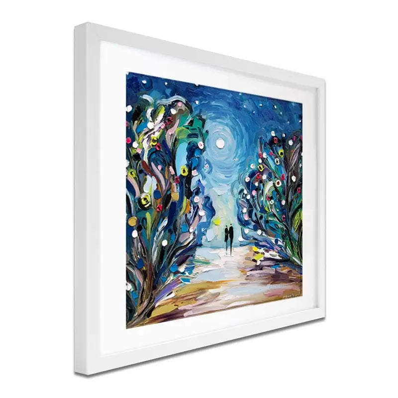 Together Under The Stars Framed Art Print