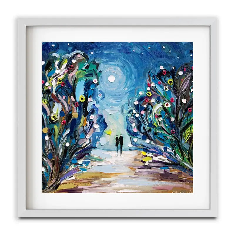 Together Under The Stars Framed Art Print