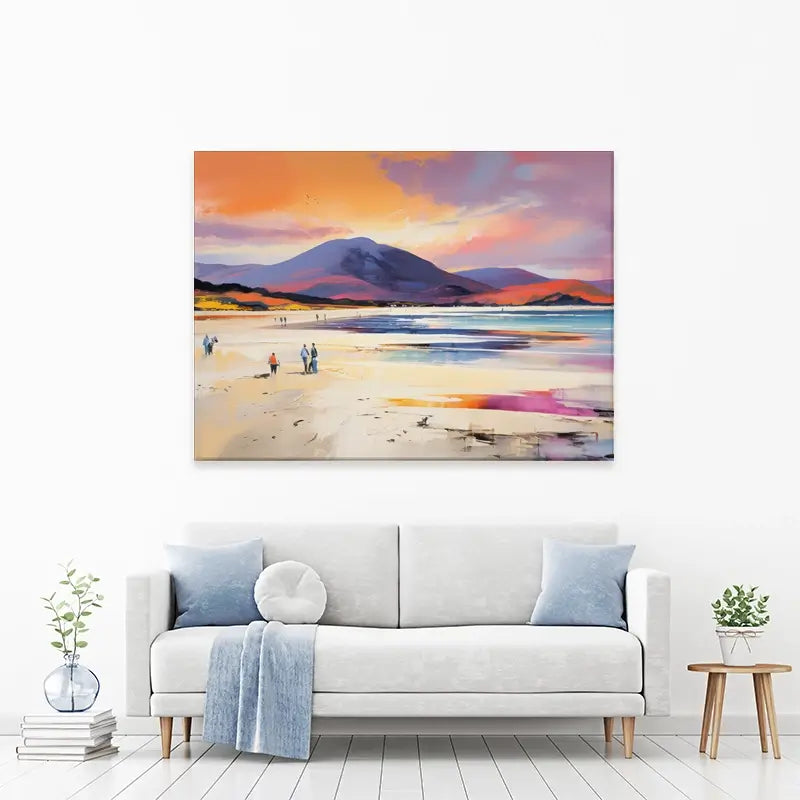 Beach Stroll Canvas Print