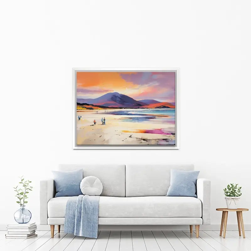 Beach Stroll Canvas Print