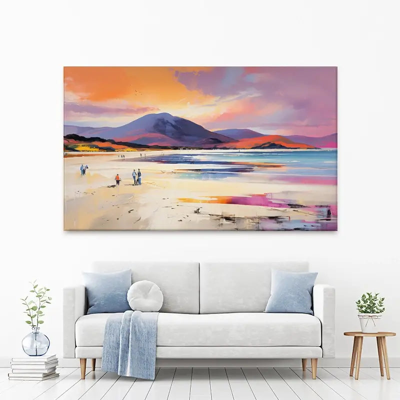 Beach Stroll Canvas Print