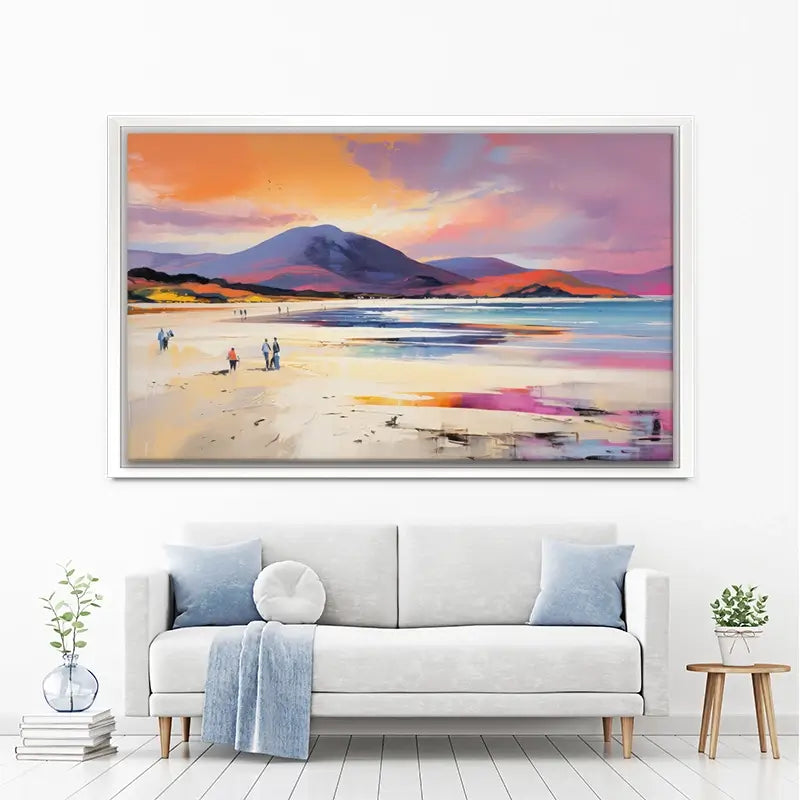 Beach Stroll Canvas Print