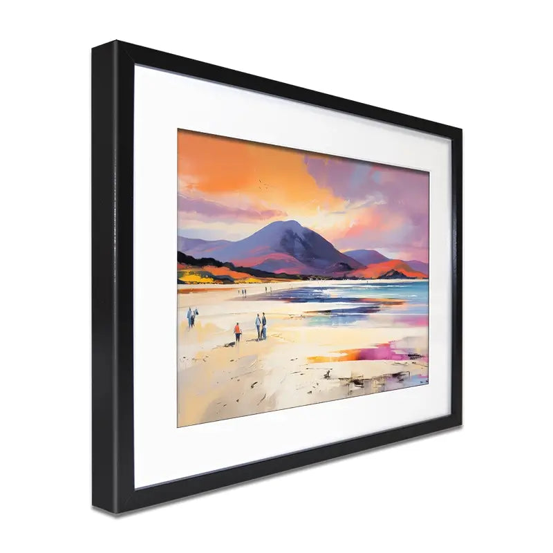 Beach Stroll Framed Art Print