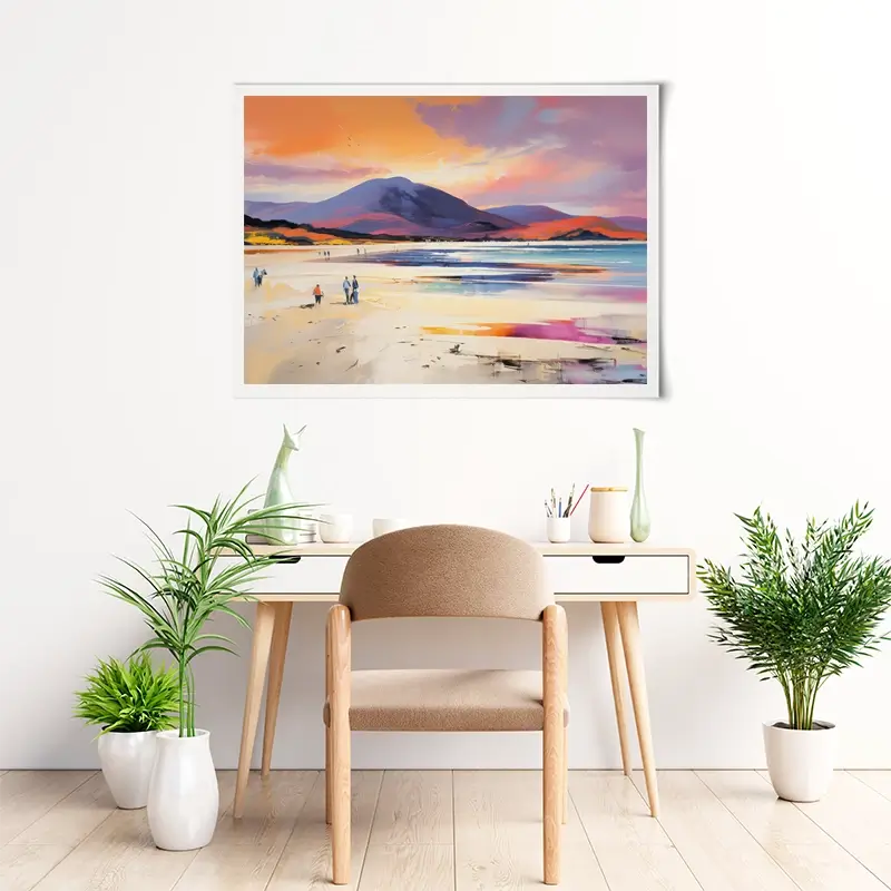 Beach Stroll Art Print