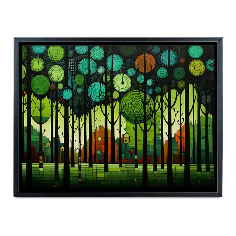 Circular Forest Canvas Print