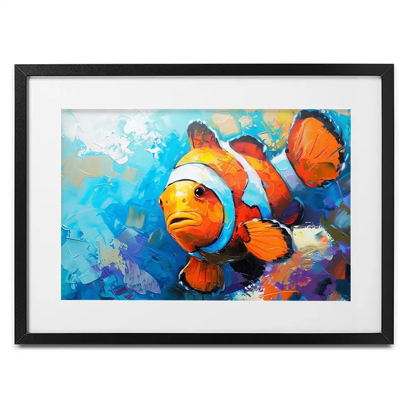 Clown Fish Framed Art Print