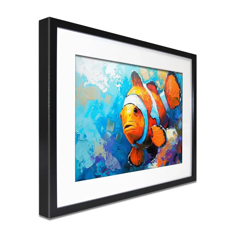 Clown Fish Framed Art Print