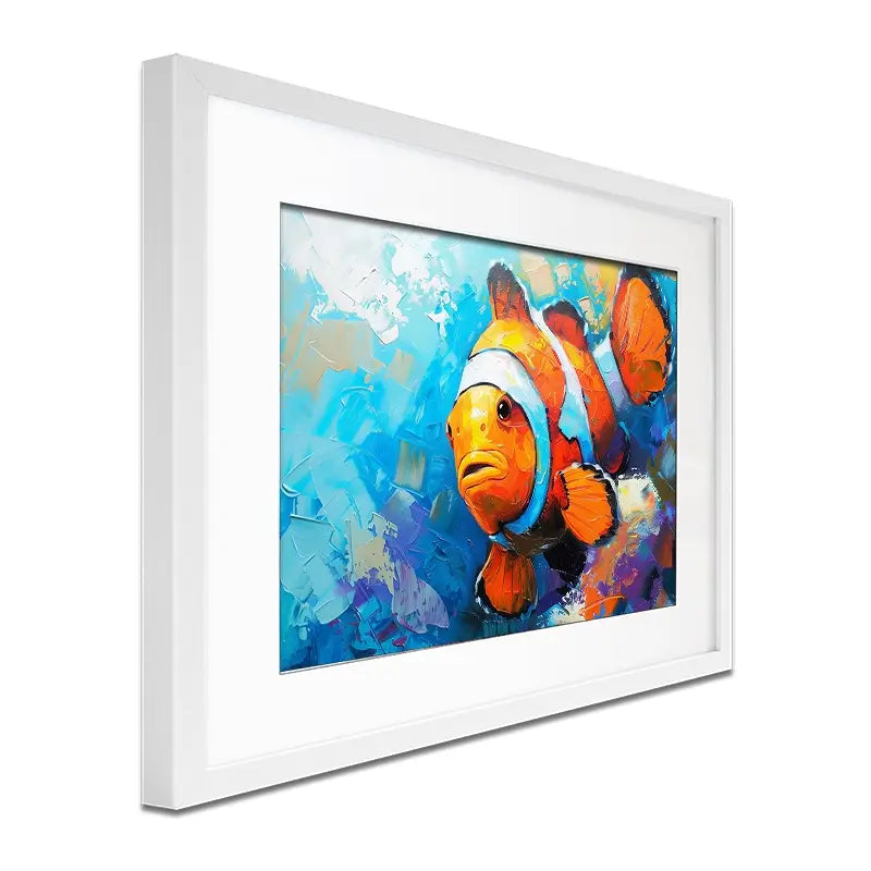 Clown Fish Framed Art Print