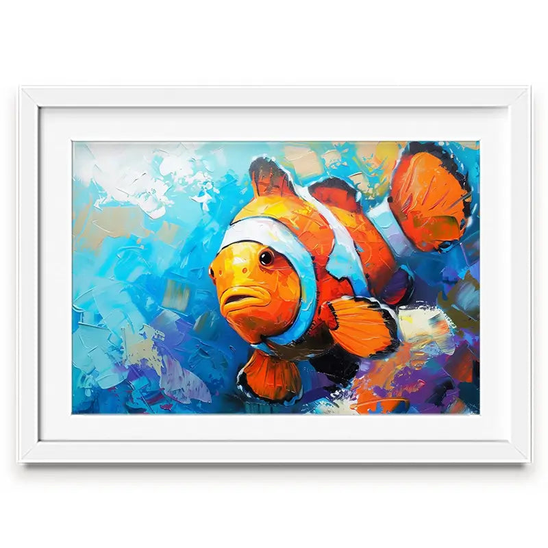 Clown Fish Framed Art Print