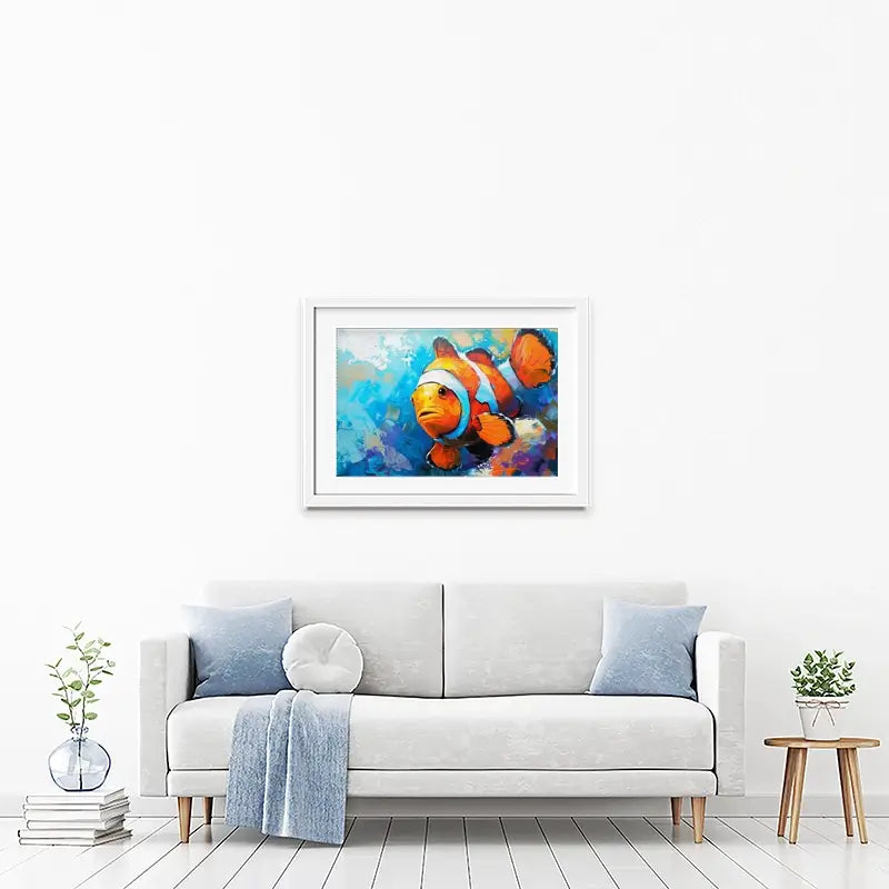 Clown Fish Framed Art Print