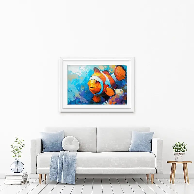 Clown Fish Framed Art Print