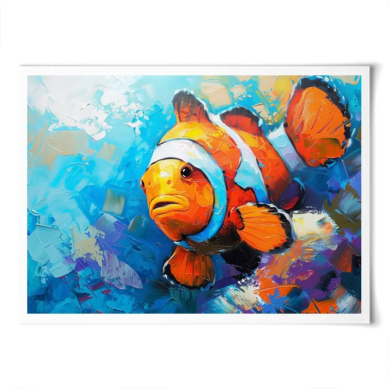 Clown Fish Art Print