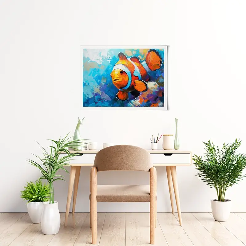 Clown Fish Art Print