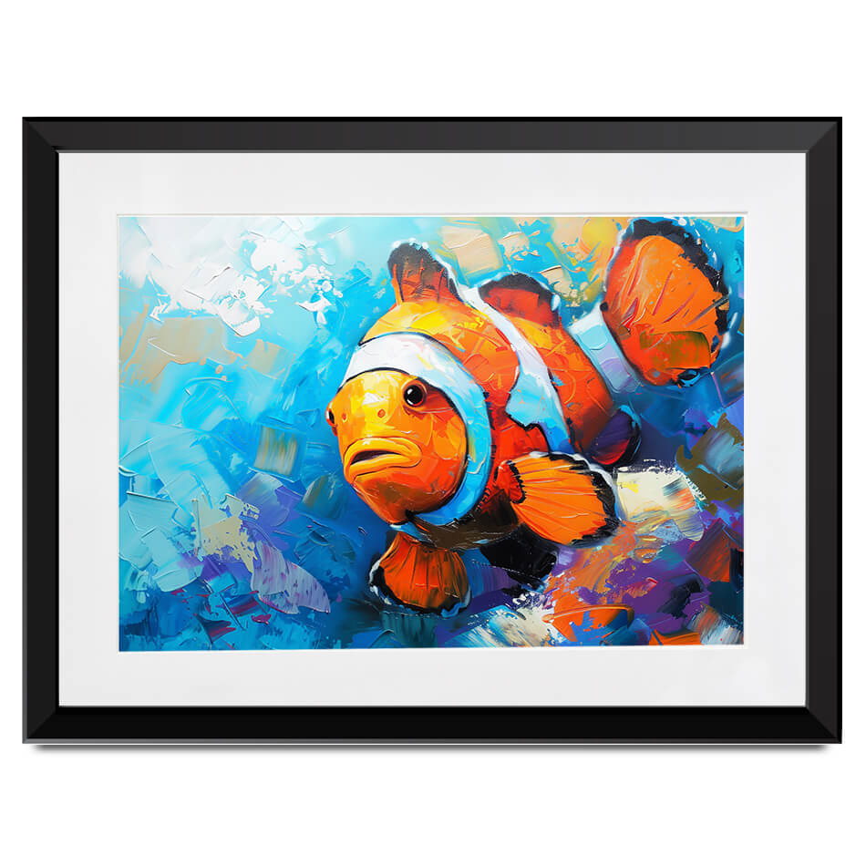 Clown Fish Framed Art Print