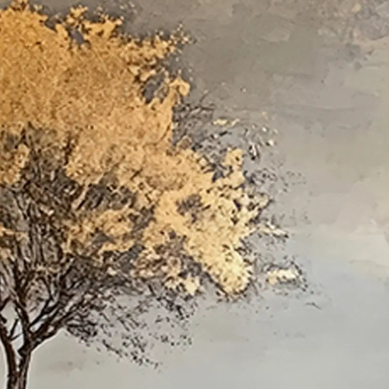 Golden Tree Framed Art Print