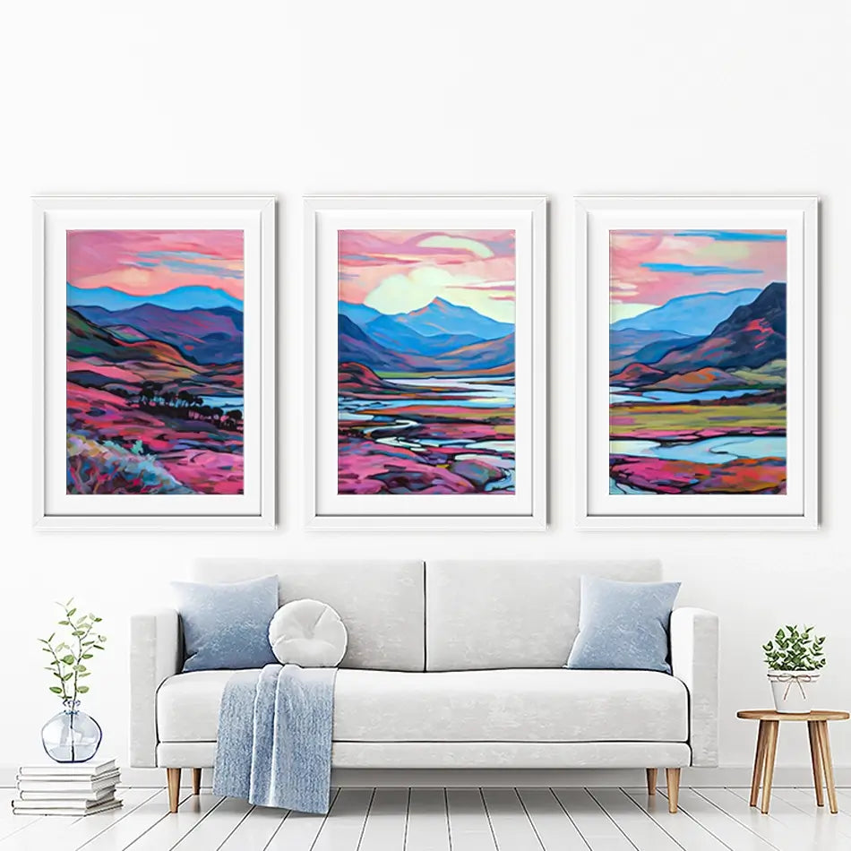 Summer Glen Framed Art Print Trio