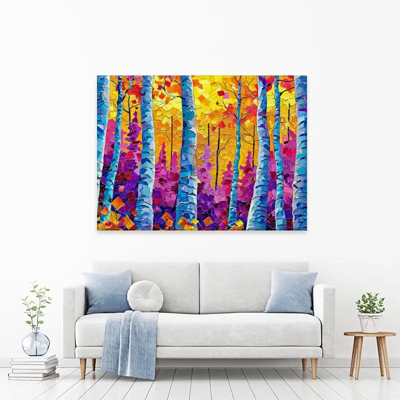 Vivid Forest Canvas Print