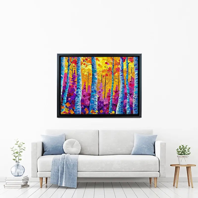 Vivid Forest Canvas Print