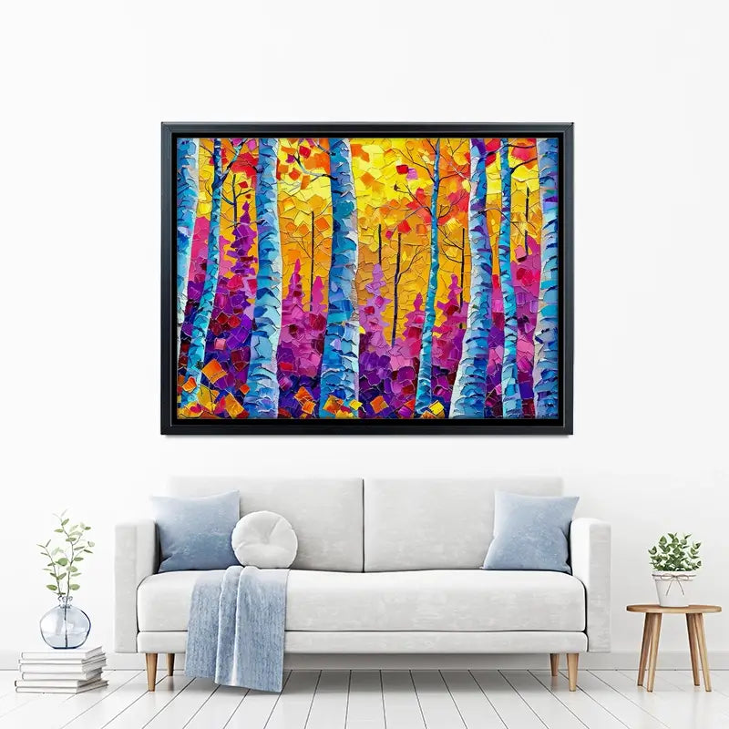 Vivid Forest Canvas Print