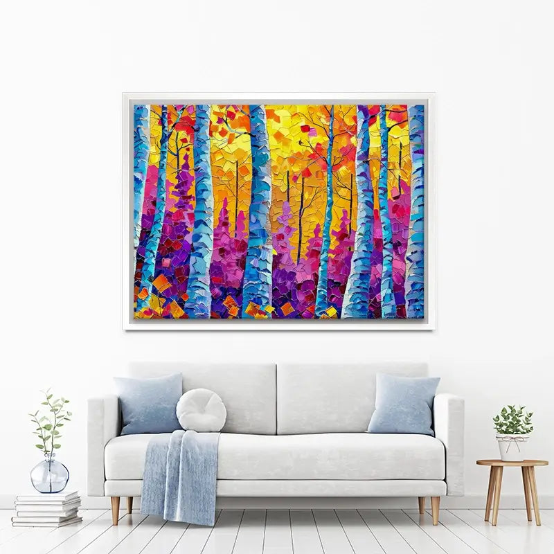 Vivid Forest Canvas Print