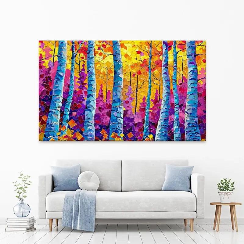 Vivid Forest Canvas Print