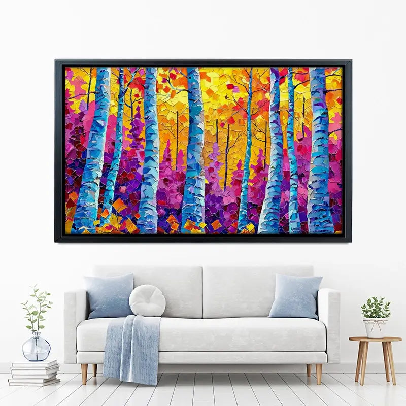 Vivid Forest Canvas Print