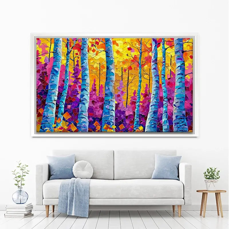 Vivid Forest Canvas Print