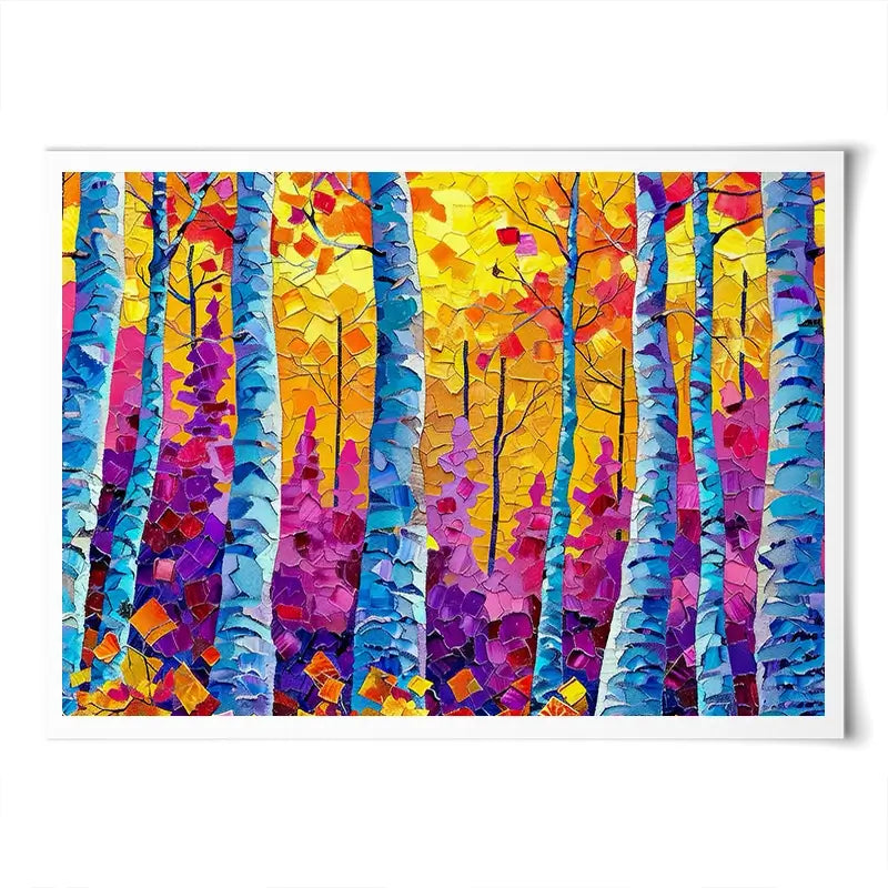 Vivid Forest Art Print