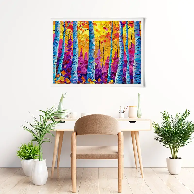 Vivid Forest Art Print