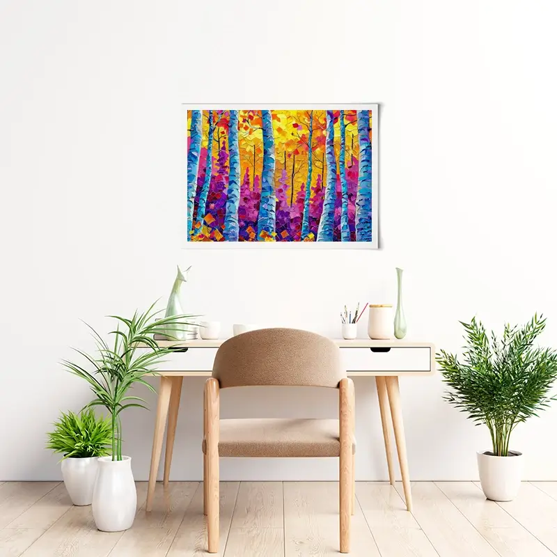 Vivid Forest Art Print