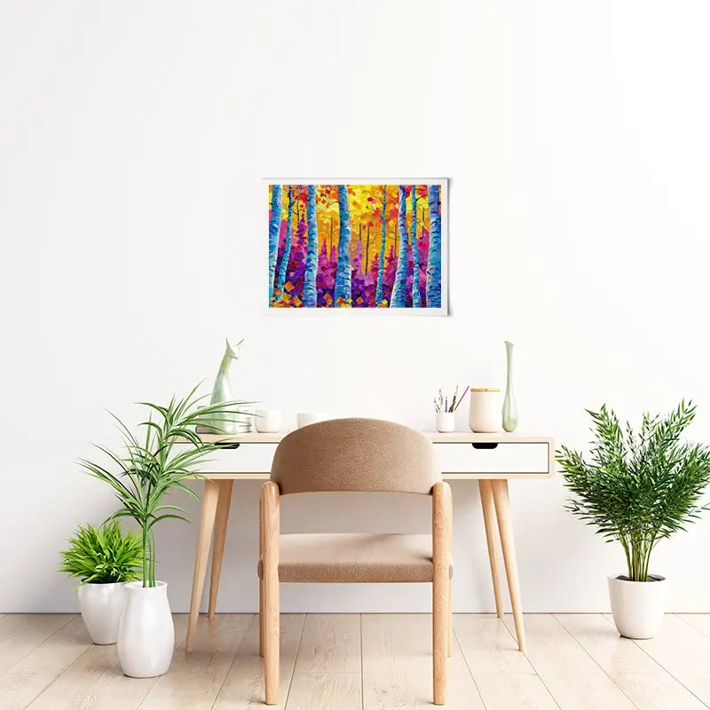 Vivid Forest Art Print