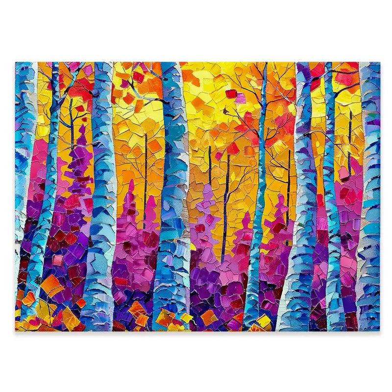 Vivid Forest Canvas Print