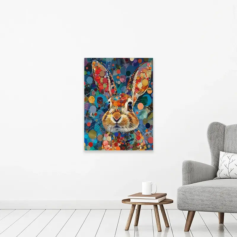 Vivid Hare Canvas Print