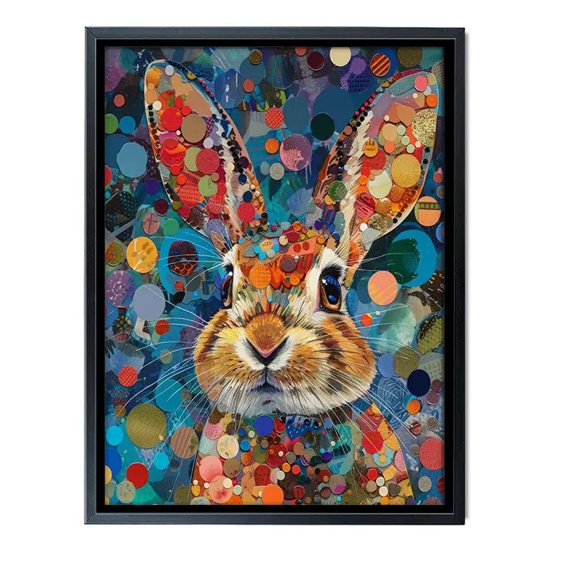 Vivid Hare Canvas Print