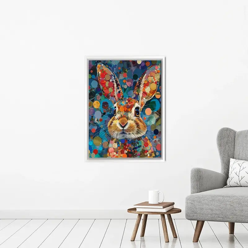 Vivid Hare Canvas Print