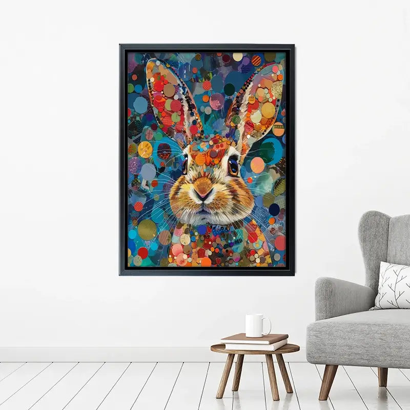 Vivid Hare Canvas Print