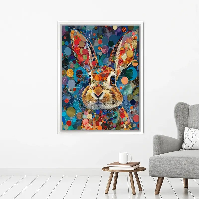 Vivid Hare Canvas Print