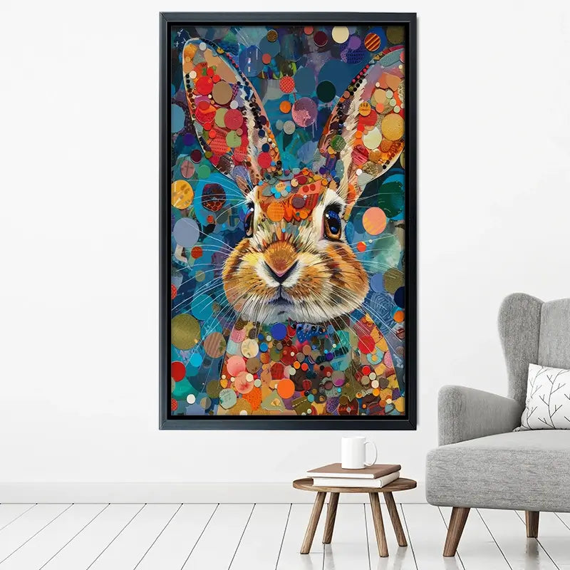 Vivid Hare Canvas Print