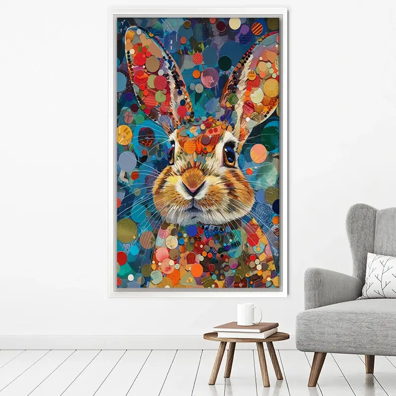 Vivid Hare Canvas Print