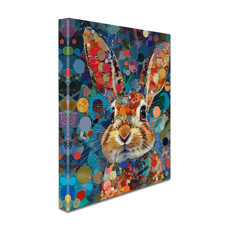 Vivid Hare Canvas Print